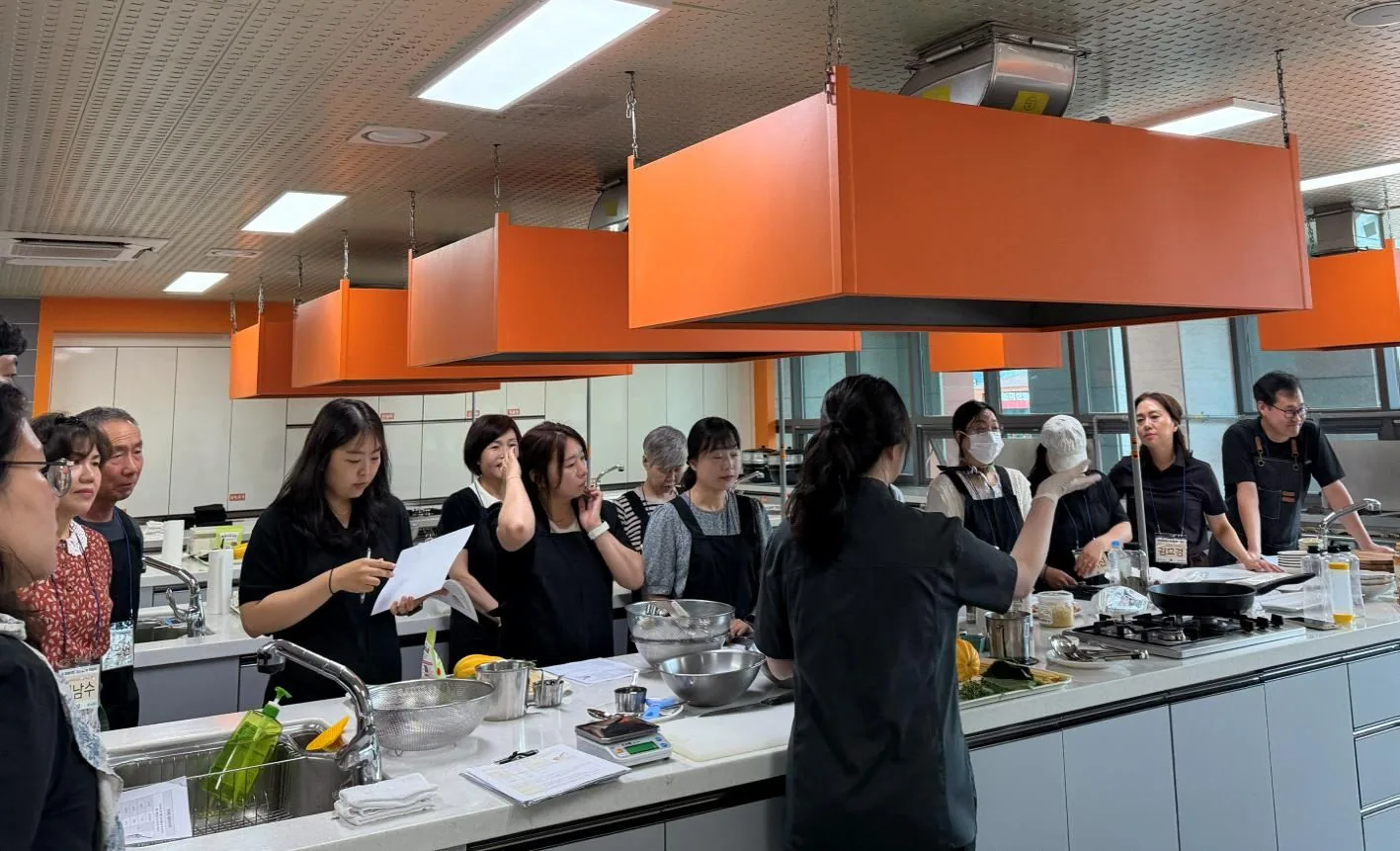 메뉴 교육 현장